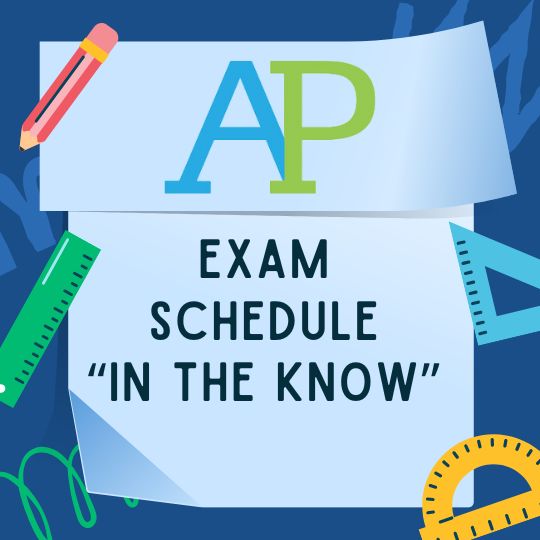  AP Exam schedule